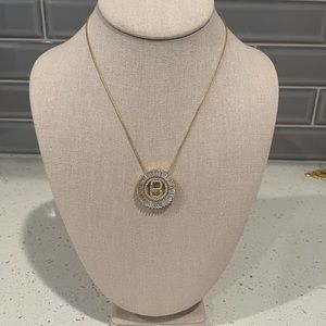 B Letter Necklace